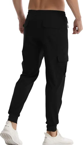 Miniatura 3 de Surenow Pantalones deportivos ligeros para hombre, de secado rápido, pantalones de senderismo para entrenamiento, pantalones deportivos para hombre