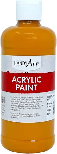 Miniatura 71 de Pintura acrílica para estudiantes, artesanías de 16 onzas. Plateado metálico
