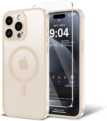 Miniatura 32 de Funda para iPhone 11 con protector de pantalla, compatible con MagSafe, ultra delgada, translúcida, mate, a prueba de golpes, color negro