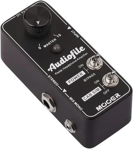 Miniatura 2 de MOOER Pedal de micro guitarra audiófilo amplificador de auriculares analógico, acceso a circuitos de efectos, búfer/impulso limpio para guitarra