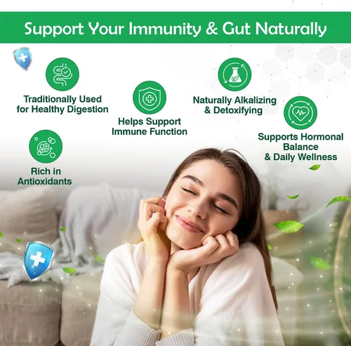 Miniatura 3 de Well-Being MORA Moringa Oleifera Cápsulas – Energía, articulaciones, piel e inmunidad – Superalimento verde – Vegano, sin gluten, multivitamínico