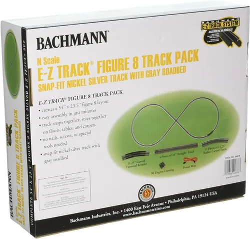 Miniatura 5 de Bachmann Figura 8 E-Z Track Pack - Tren escala N, 44878