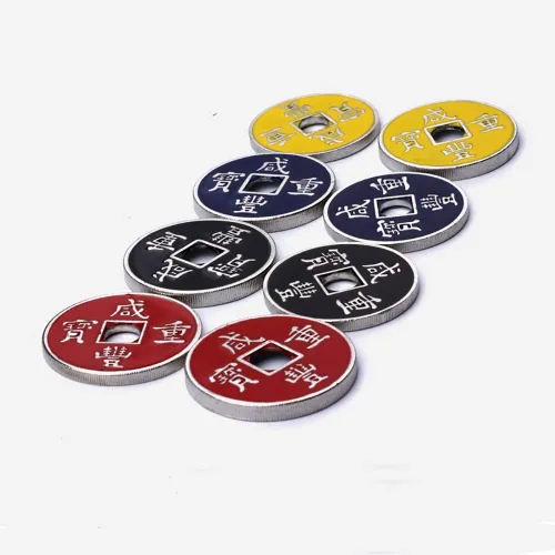 Miniatura 3 de Enjoyer Moneda mágica-Monedas chinas con conchas expandidas Juegos de magia Trucos de magia 4 monedas monedas antiguas Accesorios de accesorios