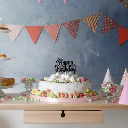 Miniatura 7 de Decoración para pastel de feliz cumpleaños de los años 90, suministros para tartas de fiesta de los años 90, decoraciones de fiesta de los años 90