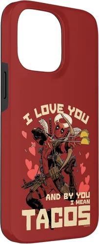 Miniatura 49 de Marvel Deadpool I Love You and by You I Mean Tacos - Carcasa para iPhone 17