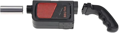 Miniatura 9 de Soplador de aire eléctrico portátil de mano para barbacoa Herramienta de fuelle de fuego Electricidad Ventilador de barbacoa al aire libre Picnic