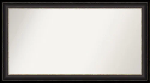 Miniatura 135 de Amanti Art Espejo de baño de bronce para sobre el fregadero, 24 x 24 pulgadas, espejo cuadrado de bronce Lara para tocador, marco de madera