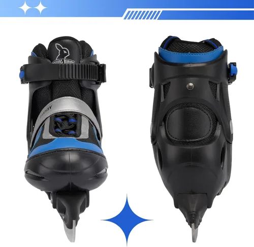 Miniatura 3 de Patines de Hielo Ajustables para Niños: Patines de Hockey sobre Hielo para Niño, Niña, Principiante, Juvenil, Junior, Adecuados para Exteriores