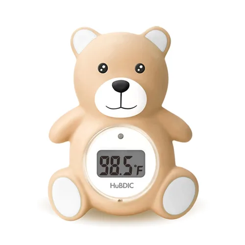 Miniatura 8 de HubiBaby - Termómetro de baño para bebés y temperatura digital de la habitación, productos de seguridad para el baño 2 en 1 con advertencia de Azul