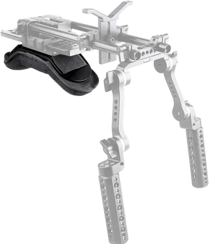 Miniatura 9 de NICEYRIG Almohadilla de hombro para cámara con placa de montaje de queso para sistema de soporte de plataforma de hombro de 0.591 in, videocámara
