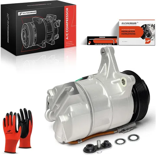 Miniatura 10 de A-Premium Compresor de aire acondicionado con embrague compatible con Buick LaCrosse 3.6L 2012-2012 y Cadillac SRX 3.6L 2012-2016, estilo PXC16