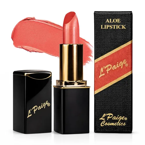 Miniatura 20 de L'Paige Lápiz labial y mancha de labios que cambian de color de pH - Transformación de marrón a rojo frambuesa, infusión de aloe vera, acabado LBR
