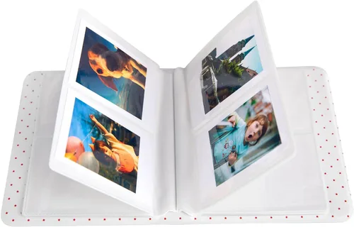 Miniatura 9 de Ablus - Álbum de fotos con 64 bolsillos para fotos instantáneas de cámaras Fujifilm Instax Mini 7s 8 8+ 9 25 26 50s 70 90 y letrero, pequeño rosa 2