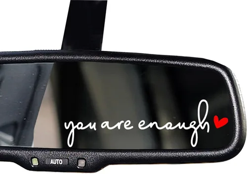 Miniatura 16 de 2 calcomanías de vinilo con el texto “Hello Gorgeous” para espejo retrovisor, amor propio, cuidado personal, para la ventana del auto y laptop