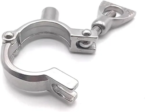 Miniatura 5 de OD19-102mm 304 Stainless Steel Welding Pipe Holder Clamp Type Clips Support Tube Bracket Suitable To Pipeline Support(12.7mm)