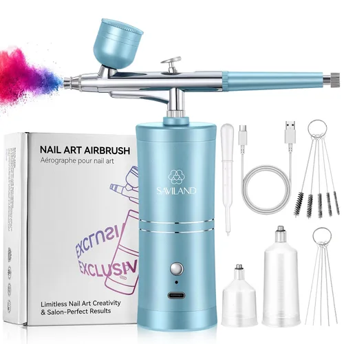 Miniatura 15 de Kit de Limpieza de Aerógrafo SAVILAND: Kit de Limpieza de Aerógrafo Instantáneo 240ml de 10S, Libre de Acetona con Bajo Olor, Incluye Cepillo