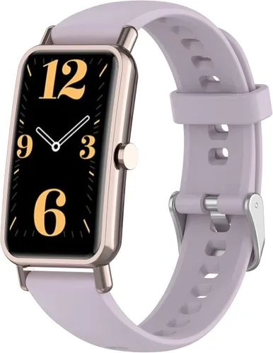 Senter Banda de liberación rápida de silicona suave de 0.630 in para Huawei Watch Fit Mini Smart Watch Púrpura