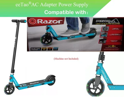 Miniatura 3 de Adaptador de cargador AC/DC compatible con Razor Power A2 A 2.0 A2.0 Rojo 13110002 RAZPOW-A2 PowerA2 Batería de iones de litio de 22 V eléctrico