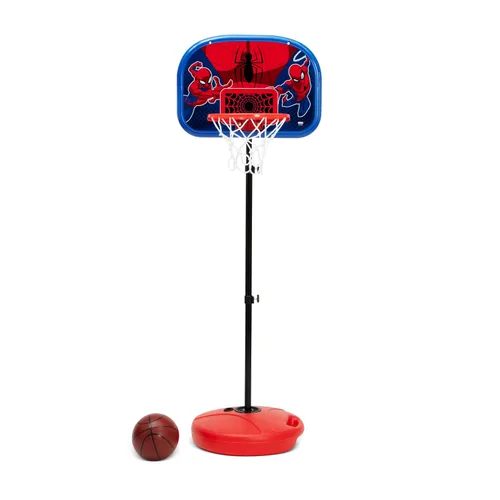 Miniatura 7 de Delta Children - Juego de aro de baloncesto Marvel Spider-Man para niños, color rojo