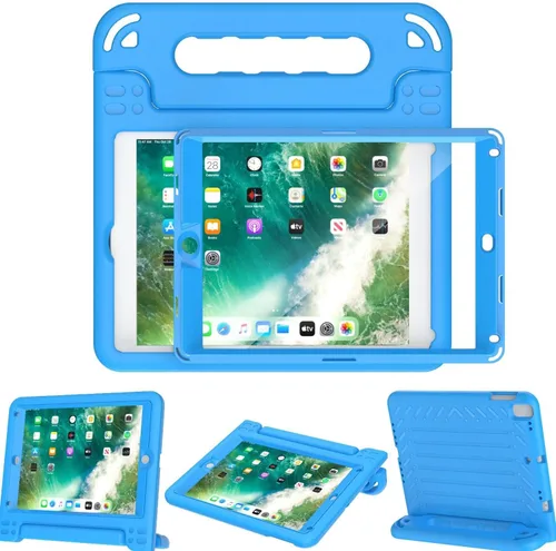 Miniatura 14 de AVAWO funda para iPad 9.7" 2017, para niños., Negro