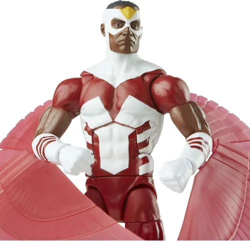 Miniatura 4 de Marvel Legends Series Marvel's Falcon - Figura de acción de 6 pulgadas con embalaje retro juguete, 3 accesorios