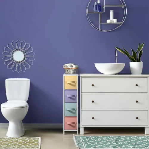 Miniatura 7 de Sorbus Torre estrecha con 4 cajones – Almacenamiento vertical para dormitorio, baño, lavandería, armarios y más, marco de acero, parte superior