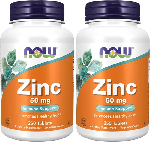 Miniatura 11 de Gluconato de zinc Now Foods, de 50 mg, 100 tabletas.