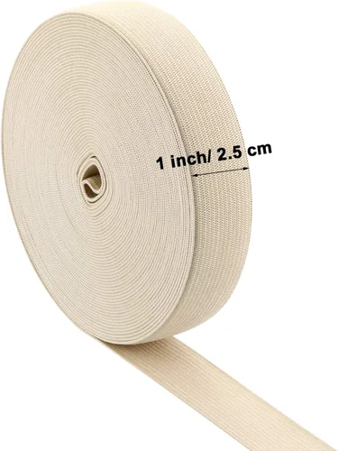 Miniatura 4 de EBOOT 1 carrete elástico (1 pulgada x 11 yarda, beige)