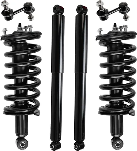 Miniatura 76 de Detroit Axle - Kit de puntales delanteros de 6 piezas para Ford Escape 2014-2019, 2 puntales y muelles helicoidales, 2 enlaces de barra