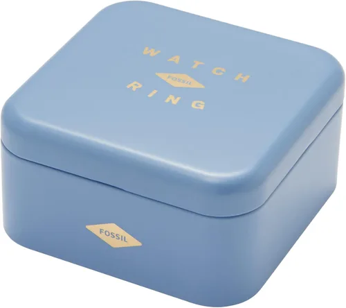 Miniatura 7 de Fossil Reloj de anillo de acero inoxidable de cuarzo para mujer