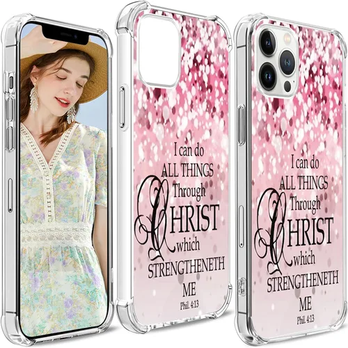 Miniatura 7 de Funda protectora para iPhone SE 3 / SE 2/7/8 con versículo bíblico [ajuste delgado y cobertura completa] parachoques compatible con teléfono 8/7/SE
