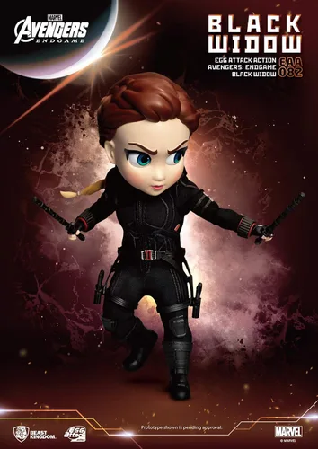 Miniatura 10 de Avengers Endgame: Black Widow EAA-082 Egg Attack Figura de acción