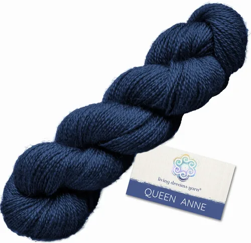 Miniatura 29 de Living Dreams Queen Anne LACE - Ovillo de lana 100% suave y lujosamente suave, color azul