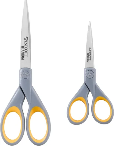 Miniatura 6 de Westcott - Tijeras de punta fina con hojas de titanio para manualidades, costura y más, 6.3 cm