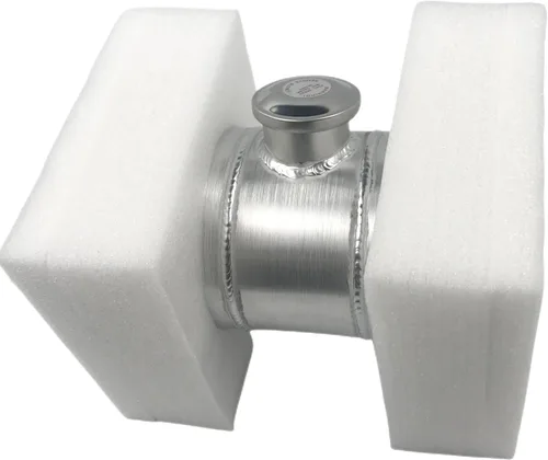 Miniatura 6 de JSD 3/4 Galón en total 15,2 cm x 20,3 cm Tanque de combustible de aluminio redondo pequeño para celda de combustible girada + Soporte de llenado