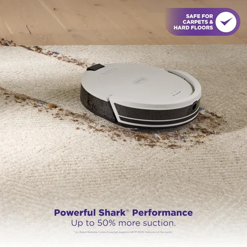 Miniatura 2 de Aspiradora robot Shark Navigator con base autovaciante sin bolsa de 30 días de capacidad, potente succión, navegación SmartPath, cepillo