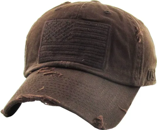 Miniatura 242 de KBETHOS Tactical Operator Collection USA Fishing Mesh Ballcap Flag Patch America Outdoors Trucker Baseball Cap
