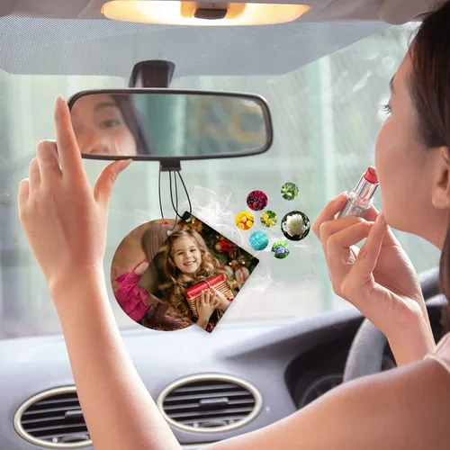 Miniatura 4 de Ambientador personalizado para coche Ambientadores personalizados para coche con imágenes, accesorios para coche para hombres, novios, familia
