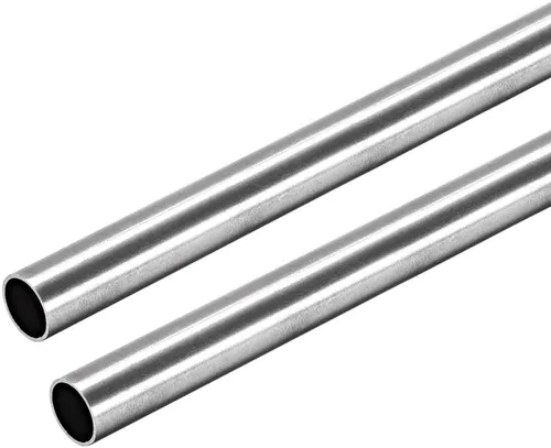 Miniatura 15 de uxcell Tubo redondo de acero inoxidable 304 de 0.236 in de diámetro exterior de 0.016 in de grosor de pared de 9.843 in de longitud, tubo recto sin