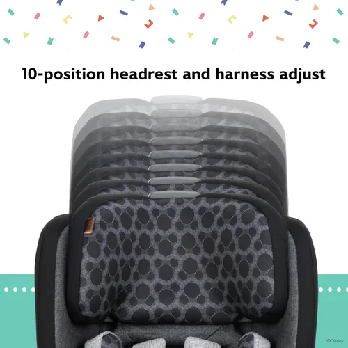 Miniatura 4 de Disney Baby Turn and Go - Asiento convertible todo en uno giratorio de 360 grados, diseño vintage de Mickey Mouse