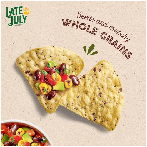 Miniatura 5 de LATE JULY Snacks - Chips de tortilla orgánica de mojo verde suave, 7.5 onzas (paquete de 12)