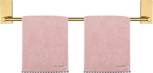 Miniatura 19 de NearMoon toallero de barra autoadhesivo de acero inoxidable para baño, soporte para colgar toallas en la pared, estilo contemporáneo, sin Níquel