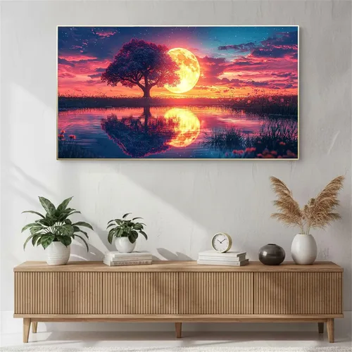 Miniatura 3 de Tree Sunset Diamond Painting Kits for Adults Beginners, 5D Full Drill Diamond Art Kits Gem Art for Home Wall Decor, Rhinestone Embroidery Crafts
