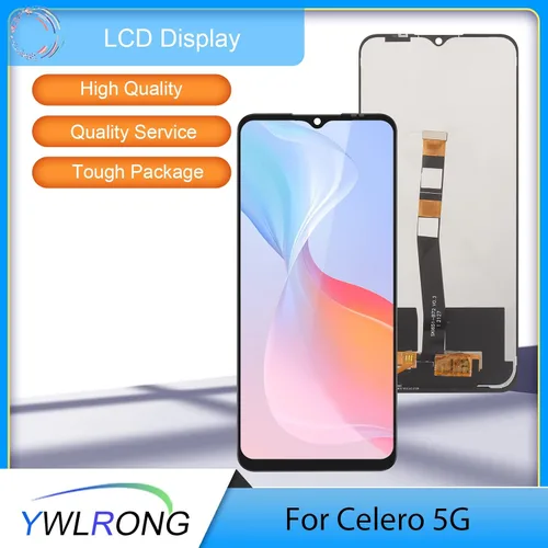 Miniatura 2 de para Boost Mobile Celero 5G Reemplazo de pantalla LCD táctil digitalizador Asamblea para Boost Mobile Celero 5G con kit (negro)
