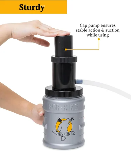 Miniatura 7 de Bar-King Kit de limpieza de línea de cerveza Kegerator de conexión rápida. Ahora limpia tus líneas de cerveza tan fácilmente como cambiar un barril.