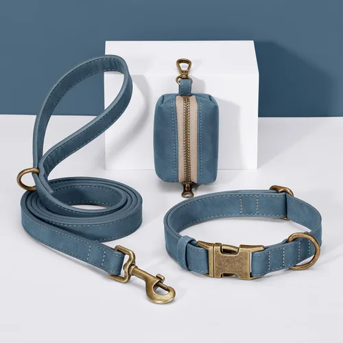 Miniatura 5 de Didog Collar de perro de piel sintética suave, elegante collar de liberación rápida para perros pequeños, fácil de limpiar, collar ajustable