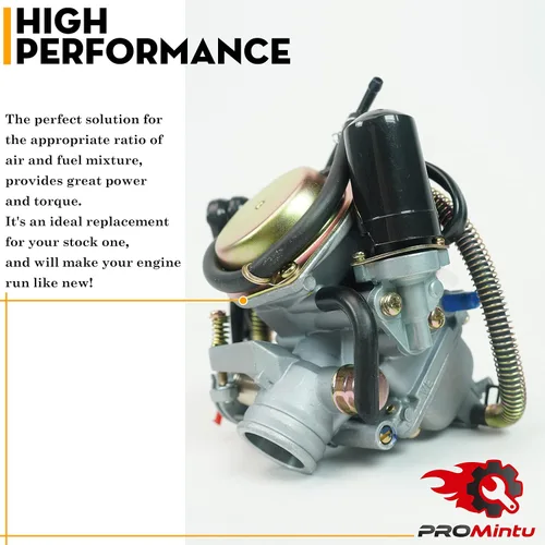 Miniatura 4 de Carburador Reemplaza para American YardSport Sportworks YS200 200 XLT UTV 14925 150cc Motor, 4 tiempos GY6 ATV, scooters, ciclomotores, motor Go