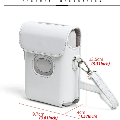 Miniatura 6 de Mini Link 2 Funda para cámara Fujifilm Instax Mini Link 2 Smartphone Accesorios de impresora fotográfica PU cuero bolsa de hombro cubierta