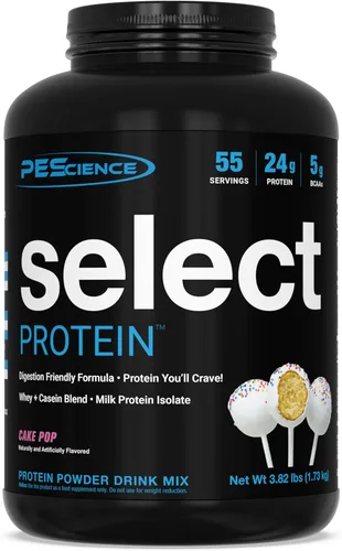 Miniatura 22 de PEScience Select Protein Powder, mezcla de suero y caseína, proteína limpia en polvo para mujeres y hombres, baja en calorías, baja