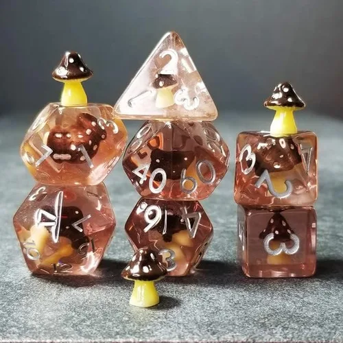 Miniatura 12 de Sage's Portal Familiars and Reagents - Juego de dados de resina para DND, juego de dados poliédricos para Dungeons and Dragons RPG de mesa TTRPG